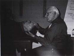 Photo de G. Moll prise lors du séminaire « Paroles d'anciens » en janvier 2000.
